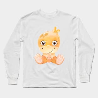 Cartoon cute dinosaur Long Sleeve T-Shirt